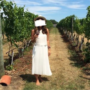 Babaton white Jude skirt - xxs